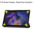 For Samsung Galaxy Tab A8 10.5 (2021) / A8 10.5 (2022) Trifold Stand PU Leather Hard PC Inner Shockproof Protective Tablet Cover - Black - 4