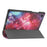 For Samsung Galaxy Tab A8 10.5 (2021) SM-X205 / SM-X200 Trifold Stand Pattern Printing Hard PC Soft PU Leather Tablet Cover  - Nebula - 4