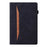 For Samsung Galaxy Tab A8 10.5 (2021) Front Pocket Design Business Style PU Leather Folio Flip Wallet Tablet Case with Stand - Black - 2