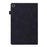 For Samsung Galaxy Tab A8 10.5 (2021) Front Pocket Design Business Style PU Leather Folio Flip Wallet Tablet Case with Stand - Black - 3
