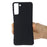 Well-protected Liquid Silicone Soft Phone Cover Shell with Hand Strap for Samsung Galaxy S22 5G - Black - 6
