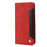 Shockproof Business Style Phone Stand Cover Phone Case Splicing Leather Shell for Samsung Galaxy A12 - Red - 2