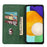 Flip Phone Case Shockproof Business Scratch-resistant Splicing Leather Wallet Shell for Samsung Galaxy A13 5G / A04s 4G (164.7mm) - Green - 4