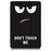 Pattern Printing Trifold Stand Hard PC Soft PU Leather Shockproof Protective Cover for Samsung Galaxy Tab A7 Lite 8.7-inch SM-T220 (Wi-Fi) - Don't Touch Me - 2