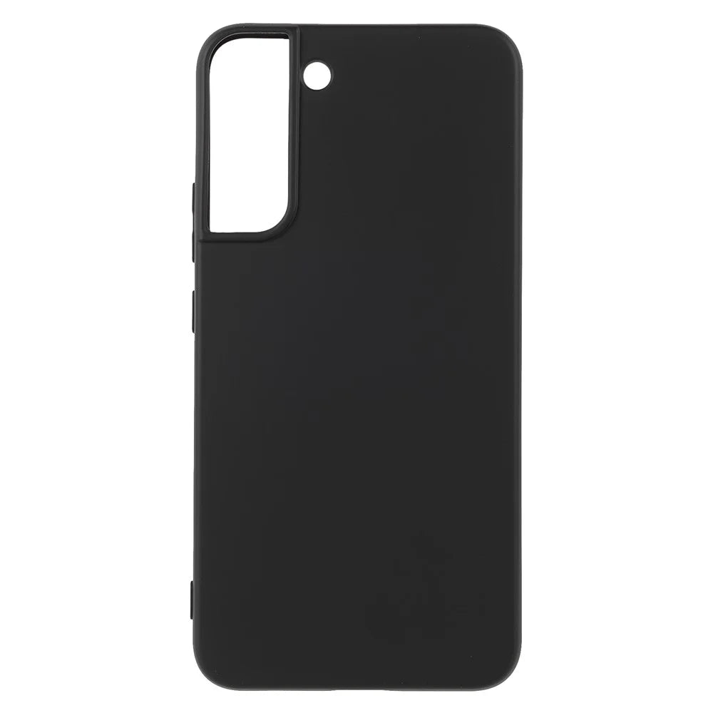 X-LEVEL Premium Liquid Silicone Phone Case Scratch-resistant Back Cover for Samsung Galaxy S22 5G - Black - 1