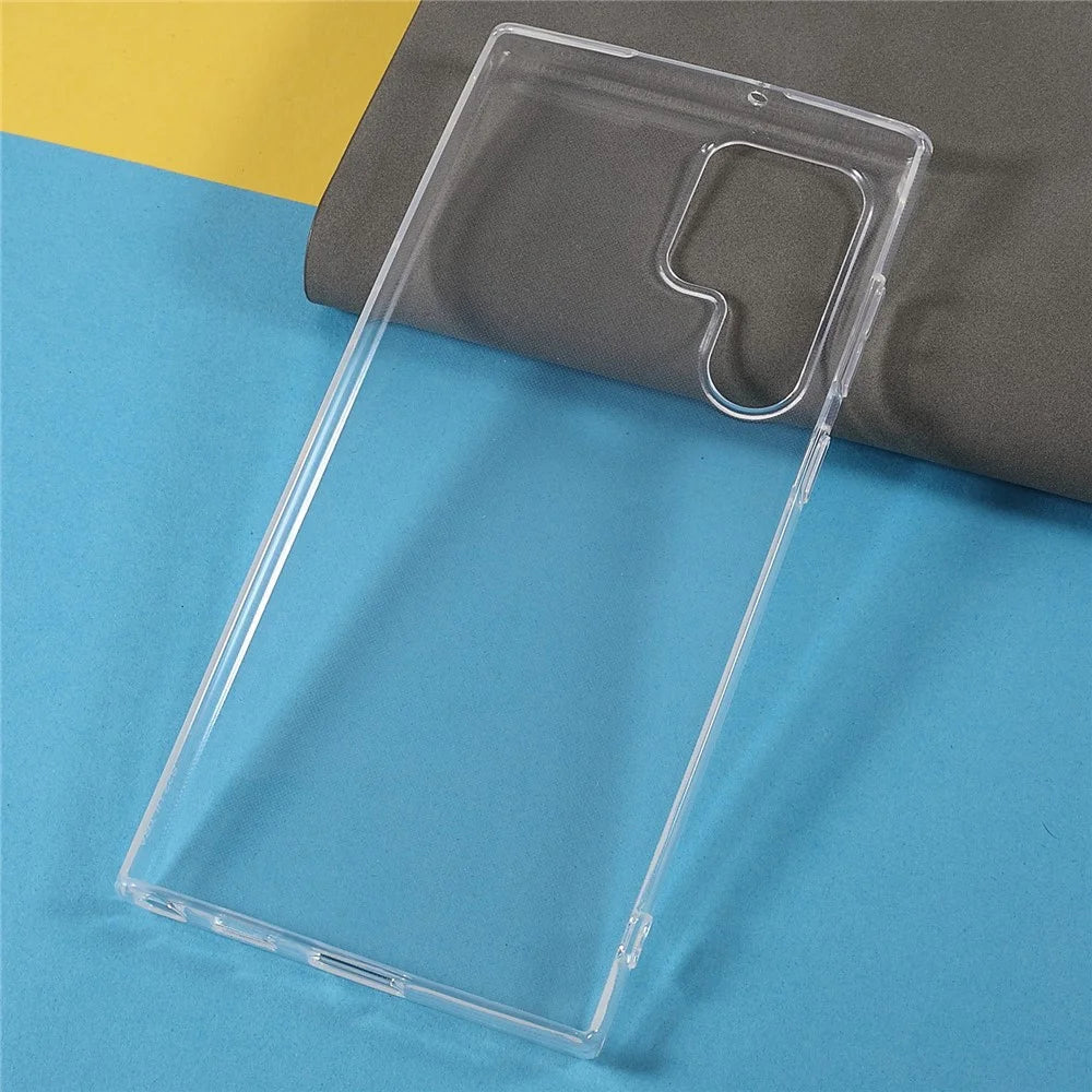 X-LEVEL Slim Anti-Scratch Soft Clear TPU Phone Case Cover for Samsung Galaxy S22 Ultra 5G - 6