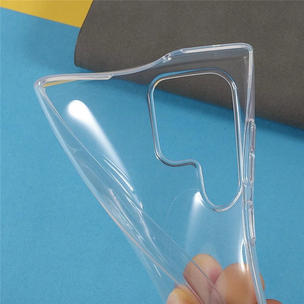 X-LEVEL Slim Anti-Scratch Soft Clear TPU Phone Case Cover for Samsung Galaxy S22 Ultra 5G - 7