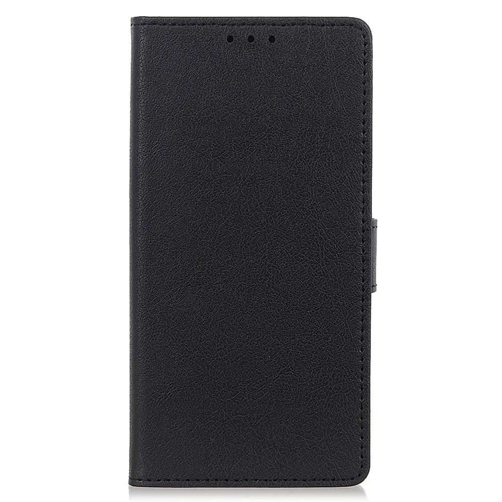 Magnetic PU Leather Stand Wallet Flip Cover Shockproof TPU Interior Protective Case for Samsung Galaxy A53 5G - Black - 2