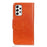 Nappa Texture Split Leather Cover + TPU Phone Case with Stand Wallet for Samsung Galaxy A53 5G - Orange - 3
