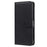 For Samsung Galaxy A13 5G / A04s 4G (164.7mm) Case Solid Color Leather Mobile Cover Wallet Stand with Strap - Black - 3