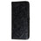 Stand Feature PU Leather Flip Imprinting Mandala Flower Wallet Phone Case with Strap for Samsung Galaxy S22+ 5G - Black - 2