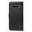 R61 Texture Felled Seam Phone Case Pattern Imprinted Stylish PU Leather Wallet Cover with Stand for Samsung Galaxy S10 - Black - 3