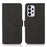KHAZNEH Textured PU Leather Phone Wallet Flip Cover Stand Function Magnetic Protection Folio Case for Samsung Galaxy A33 5G - Black - 1