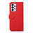 KHAZNEH RFID Blocking Litchi Texture PU Leather Cover with Strap Stand Wallet Drop-proof Cover for Samsung Galaxy A33 5G - Red - 3