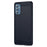 MOFI Brushed Carbon Fiber Design Case Shockproof Anti-drop Soft TPU Cover Shell for Samsung Galaxy M52 5G - Blue - 2