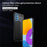 MOFI Brushed Carbon Fiber Design Case Shockproof Anti-drop Soft TPU Cover Shell for Samsung Galaxy M52 5G - Blue - 4