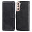 All-inclusive Protection Wallet Stand PU Leather Phone Cover Shell for Samsung Galaxy S22+ 5G - Black - 1