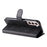All-inclusive Protection Wallet Stand PU Leather Phone Cover Shell for Samsung Galaxy S22+ 5G - Black - 6