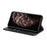 Carbon Fiber Texture Foldable Stand Shockproof Leather Wallet Case with Auto Closure Magnet for Samsung Galaxy S21 Ultra 5G - Black - 5