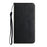 For Samsung Galaxy S22 5G Carbon Fiber Texture Stand Wallet Design Auto-absorbed Leather Case Cover with Hand Strap - Black - 2