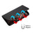 For Samsung Galaxy S22 5G Carbon Fiber Texture Stand Wallet Design Auto-absorbed Leather Case Cover with Hand Strap - Black - 6