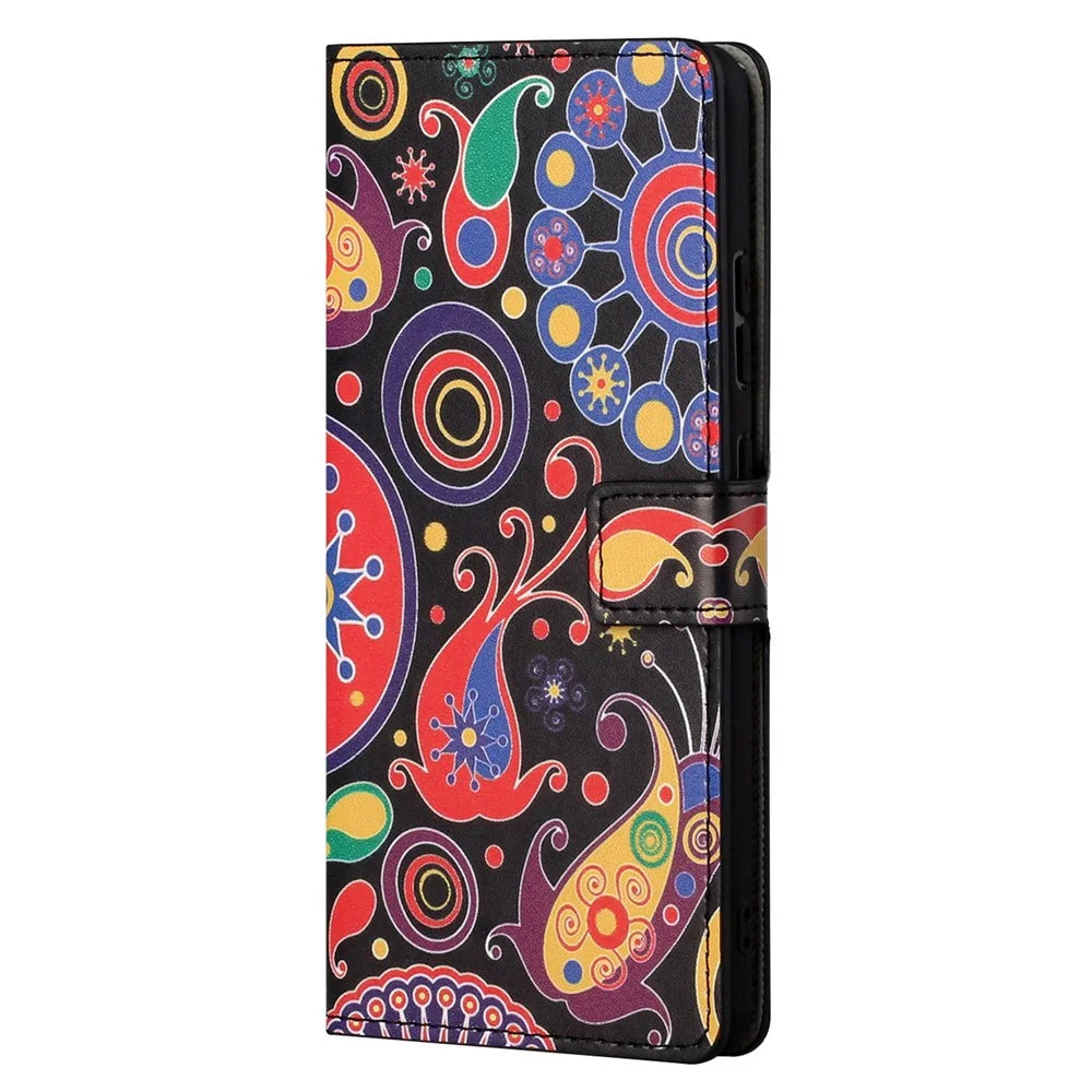 Pattern Printing Wallet Case All-Around Protection PU Leather Stand Flip Phone Shell for Samsung Galaxy A53 5G - Color Combos - 2