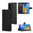 Litchi Texture PU Leather Wallet Stand Magnetic Clasp Protective Phone Case Shell for Samsung Galaxy A33 5G - Black - 6