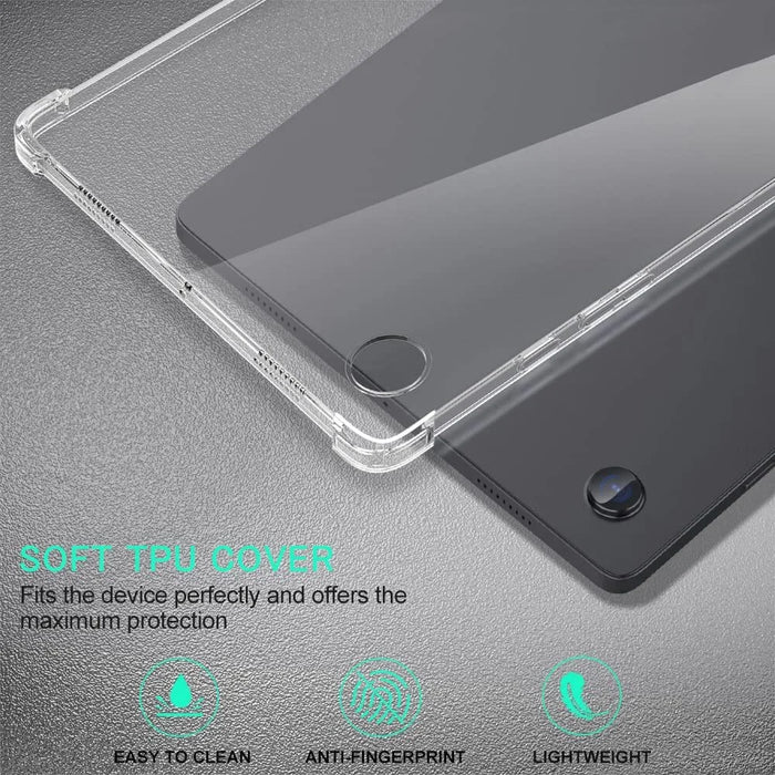 For Samsung Galaxy Tab A8 10.5 (2021) Clear Soft TPU Case Reinforced Four-Corners Drop-proof Protective Phone Cover - 2