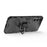 Dual Layer Soft Flexible TPU Hard PC Shockproof Protective Case with Ring Holder Kickstand for Samsung Galaxy S22+ 5G - Black - 4