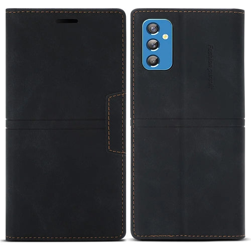 Auto-absorbed Well-protected Fantasy TPU+PU Leather Phone Wallet Cover with Stand for Samsung Galaxy A13 5G / A04s 4G (164.7mm) - Black - 1