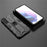 Shockproof Hard PC + Soft TPU Hybrid Protective Cover with Kickstand for Samsung Galaxy S22 5G - Black - 6
