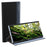 For Samsung Galaxy S22+ 5G View Window Anti-Fall Case PU Leather Auto-Absorbed Stand Phone Cover - Black - 4