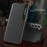 Case View Window PU Leather Stand Cover for Samsung Galaxy S22+ 5G - Black - 4