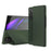 PU Leather Coated PC Case with Aramid Fiber Carbon Fiber Texture for Samsung Galaxy Z Fold2 5G - Green - 1