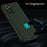 PU Leather Coated PC Case with Aramid Fiber Carbon Fiber Texture for Samsung Galaxy Z Fold2 5G - Green - 6