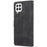 Classic Style PU Leather Flip Folio Case Wallet Stand Magnetic Protective Cover with Strap for Samsung Galaxy A22 4G (EU Version) / M32 (Global Version) - Black - 3