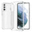 Transparent TPU + PC Phone Case 2.8mm Thickened Anti-Drop Phone Protector for Samsung Galaxy S22 5G - Transparent - 1