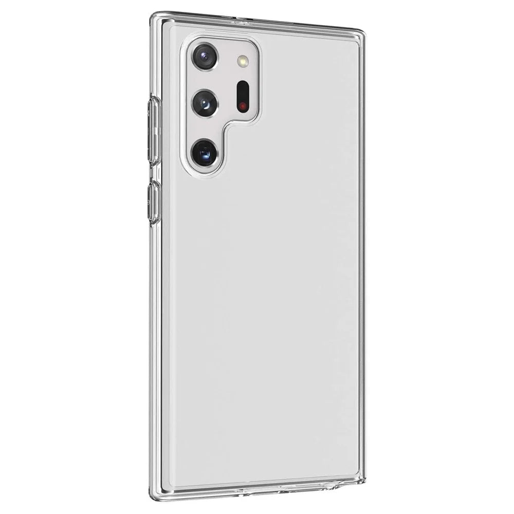 TPU + PC Hybrid Phone Case 3.0mm Thickened Drop-Resistant Transparent Phone Protector for Samsung Galaxy S22 Ultra 5G - Transparent - 4