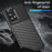 Thunder Series Thickened TPU Case Twill Texture Flexible Anti-Scratch Shockproof Protective Case for Samsung Galaxy A53 5G - Black - 5