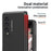 Shockproof PC Back Panel + TPU Hinge Flipping Phone Case Cover for Samsung Galaxy Z Fold3 5G - Black - 3