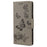 For Samsung Galaxy A53 5G Imprinting Stylish Butterfly Flower Well-protected Phone Shell Scratch-resistant Stand Wallet Leather Phone Case - Grey - 2