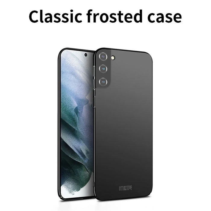 MOFI Shield Slim Hard PC Matte Finish Anti-Fingerprint Shockproof Protective Case for Samsung Galaxy S22 5G - Black - 3