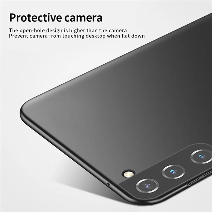 MOFI Shield Slim Hard PC Matte Finish Anti-Fingerprint Shockproof Protective Case for Samsung Galaxy S22 5G - Black - 4