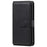 For Samsung Galaxy S22 5G Leather Case with 10 Card Holder Phone Cover Stand - Black - 6