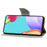 Pattern Printing Cross Texture Leather Wallet Cover Stand Magnetic Flip Case with Strap for Samsung Galaxy A33 5G -  Rose and Wolf - 4