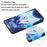 Pattern Printing Cross Texture Leather Wallet Cover Stand Magnetic Flip Case with Strap for Samsung Galaxy A33 5G -  Rose and Wolf - 6
