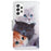 Cross Texture PU Leather Wallet Case Pattern Printing Stand Magnetic Flip Cover with Strap for Samsung Galaxy A33 5G - Three Cats - 3