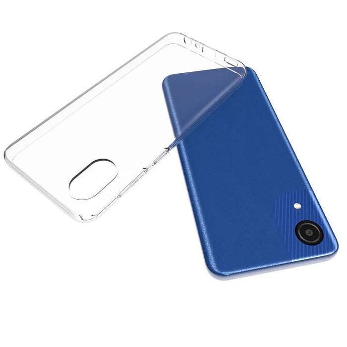 10Pcs/Pack Crystal Clear Inner Watermark-free Flexible TPU Back Phone Cover Case for Samsung Galaxy A03 Core - 5