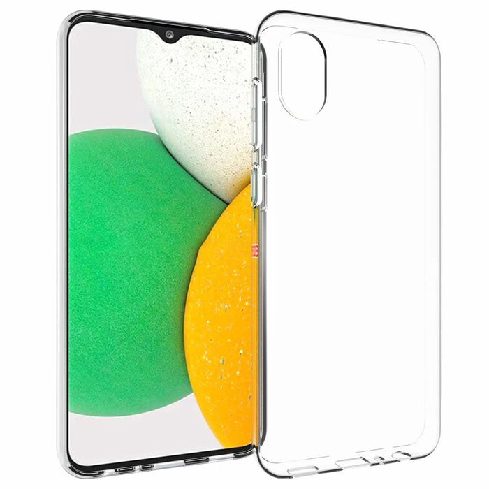 10Pcs/Pack Crystal Clear Inner Watermark-free Flexible TPU Back Phone Cover Case for Samsung Galaxy A03 Core - 6