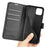 For Samsung Galaxy A03 (164.2mm) Litchi Texture Soft Inner TPU Case + PU Leather Cover with Wallet Stand - Black - 7